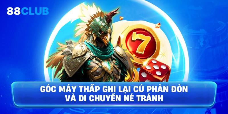 Góc máy thấp ghi lại cú phản đòn và di chuyển né tránh